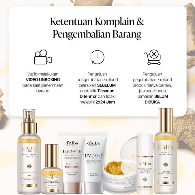 Tenzione- [K-Beauty Lux Campan Special] D'Alba Piedmont White Truffle Vital Spray Serum 100Ml