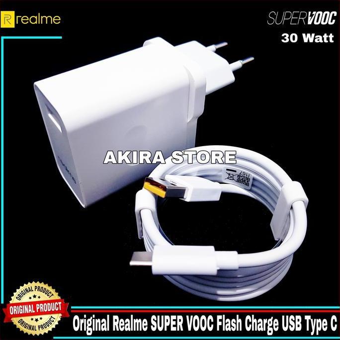 Charger Realme 8 Dart Charge 30 Watt ORIGINAL 100% Super VOOC Type C