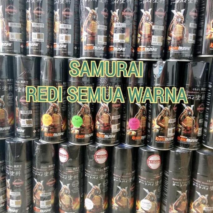 Promo B. Pilok Pilox Cat Samurai Kurobushi Samurai Blue Yellow Metallic Ctm H Blue 400Ml Clear Gloss