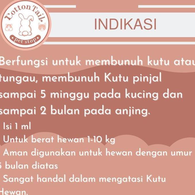 Kittycute- Obat Kutu Tetes Detick Detik Detic / Obat Kutu Anjing Kucing