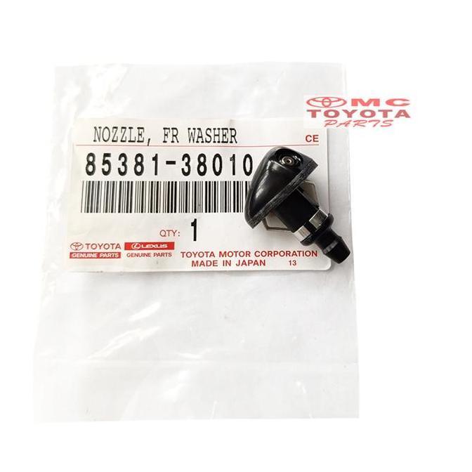WIPER NOZZLE NOZLE SEMPROTAN WIPER NOZZLE AIR WIPER DEPAN KIJANG KAPSUL ORIGINAL TOYOTA 85381-38010 