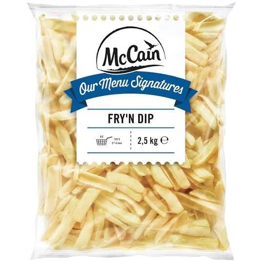 Verdure- Kentang Potato Mccain Fry N Dip Surecrisp Skin On Fries 2,5Kg