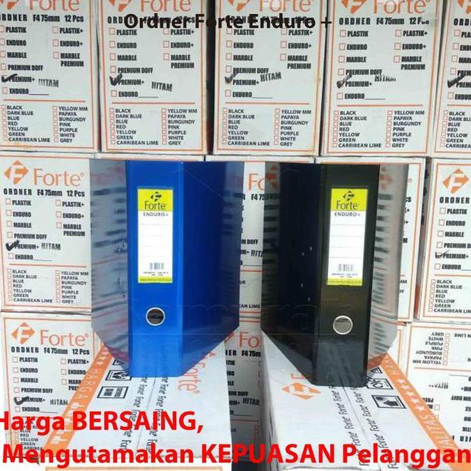 Carta- Ordner Forte Enduro + Laminasi Ukuran Kuitansi / A5 Punggung 75 Mm / File 2 Lubang / Bolong B