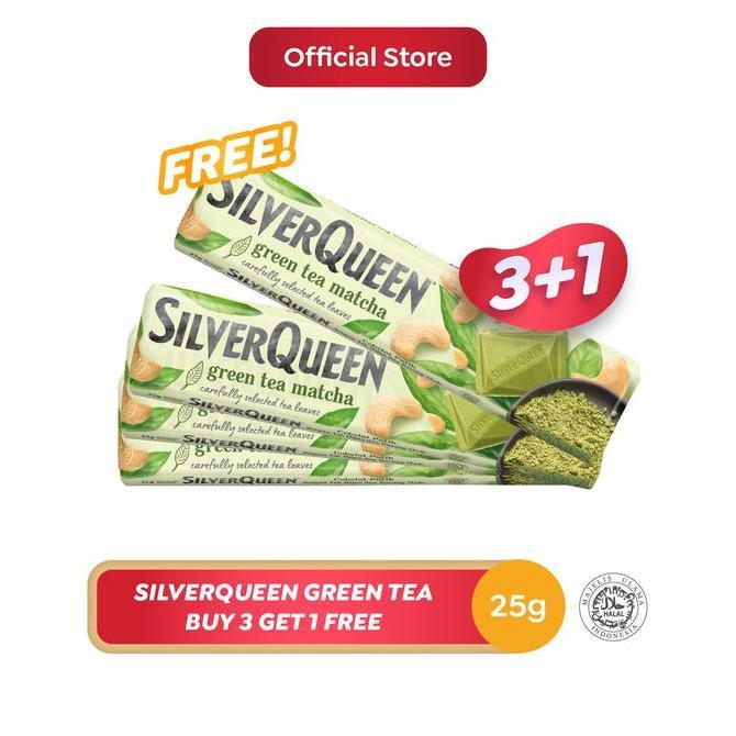 Barudatanglagi- [Buy 3 Get 1 Free] Silverqueen Green Tea G