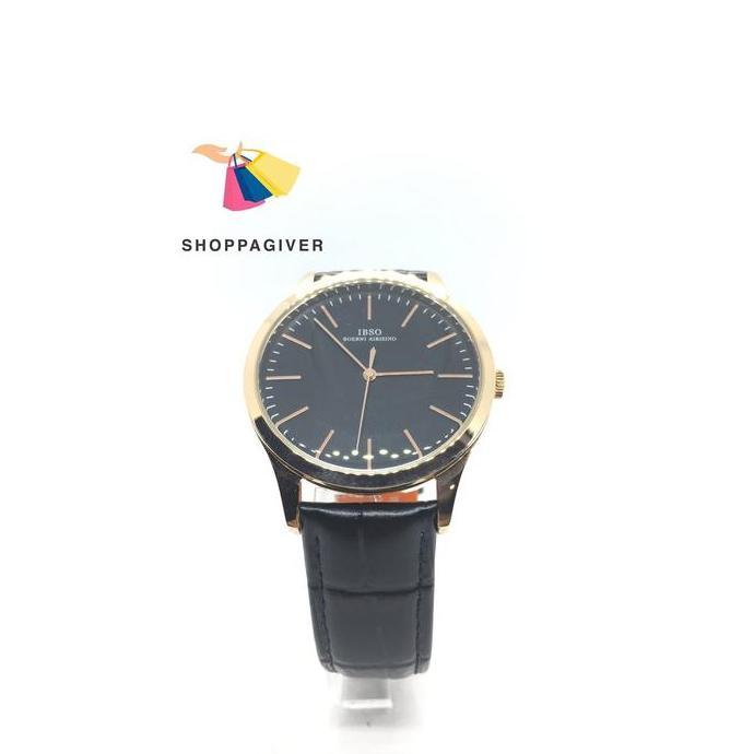 JAM TANGAN PRIA IBSO 3903 ORIGINAL BLACKGOLD MURAH BERGARANSI+GELANG