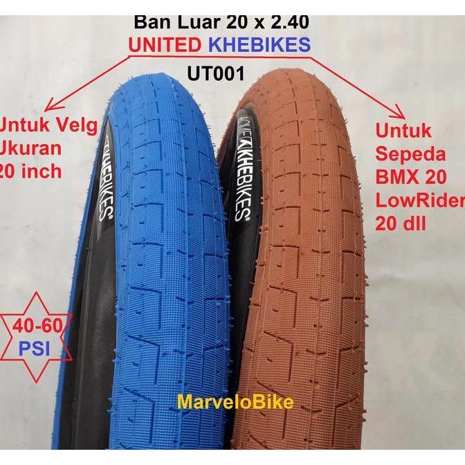 Ban Luar Sepeda 20 x 2.40 20x240 United KHEBIKES
