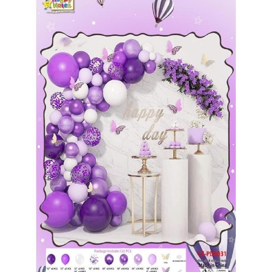 Balon Set / Balon Dekorasi Set / Paket Balon Set Dekorasi / Paket Balon Set / Pesta / Ultah Termurah
