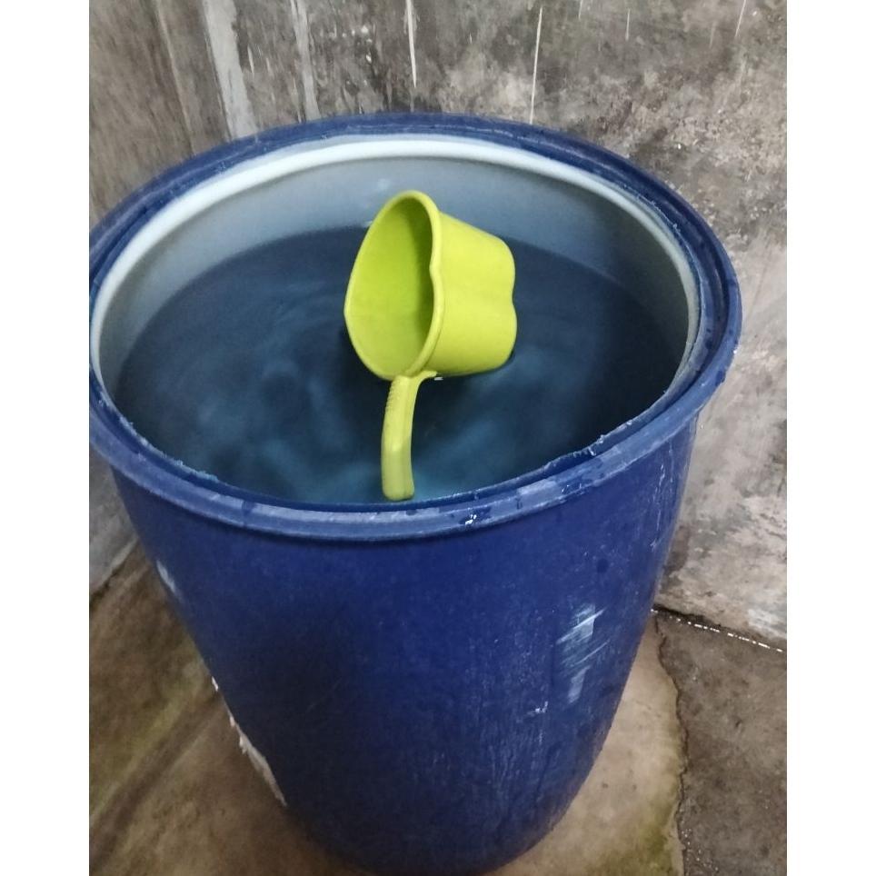 Drum 200Liter Plastik Terbuka Untuk Tandon Air.Dll