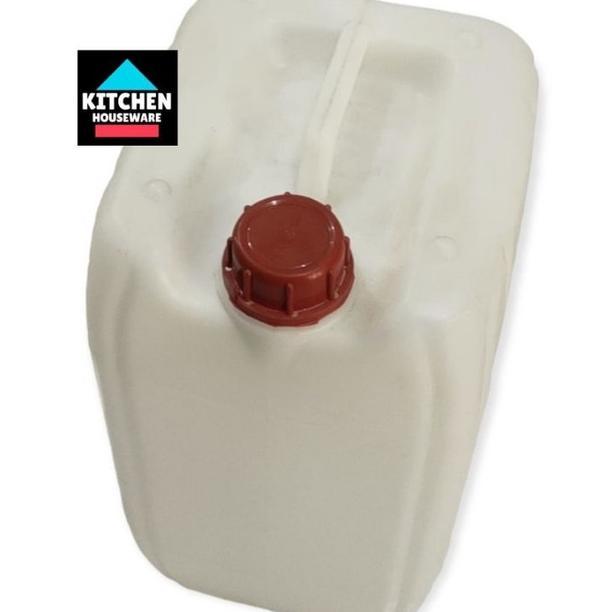Jerigen 20 Liter Putih Natural Baru