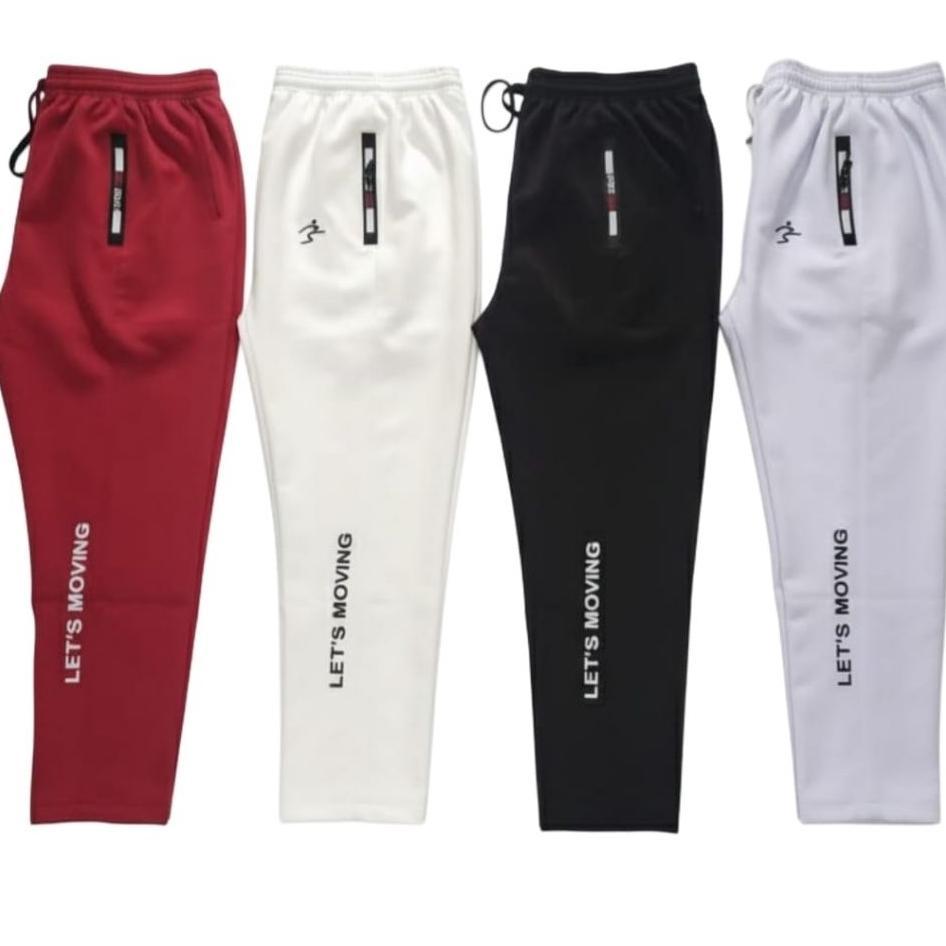 Celana Olahraga Wanita Training Sport Pria Warna Merah Putih Navy Jumbo Scuba