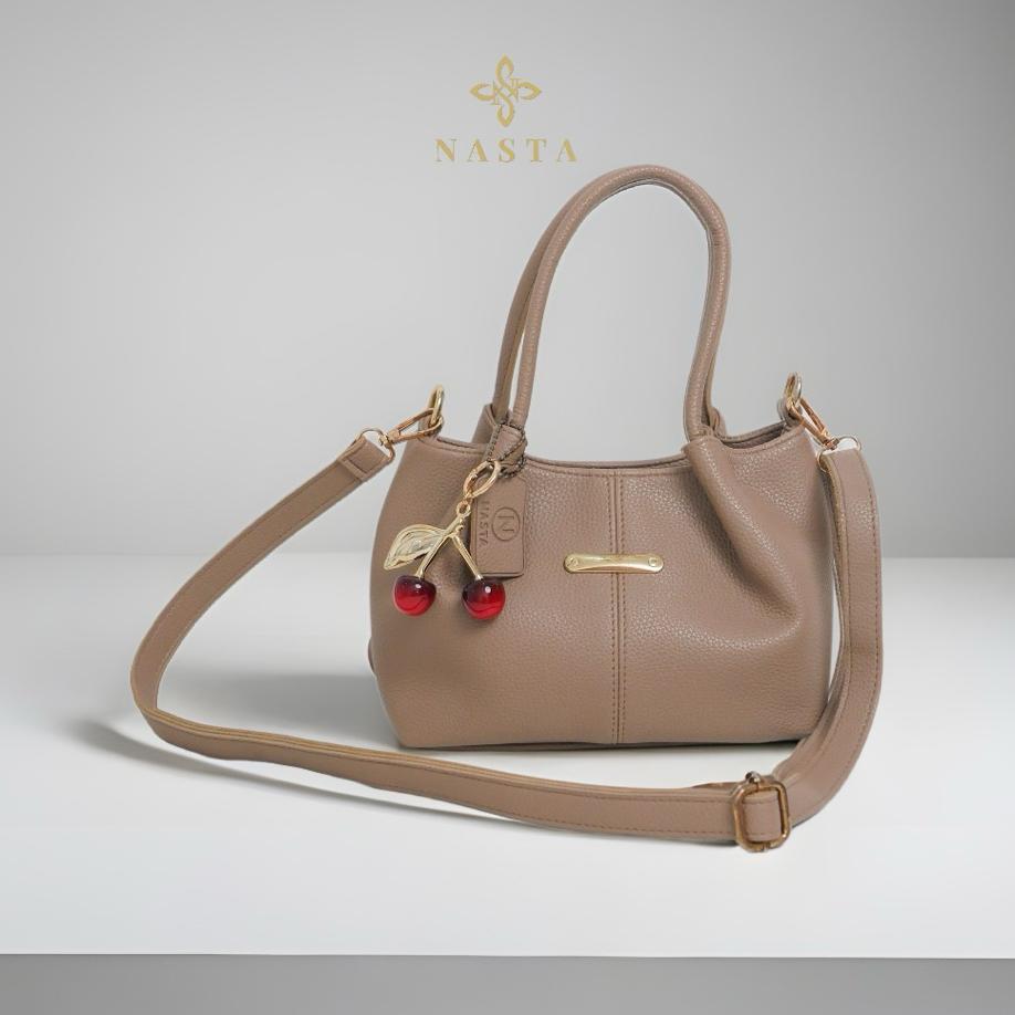 Nasta Bag - Sherly - Tas Wanita Tas Slempang Kulit Jeruk Kecil Muat Banyak Barang Cocok Untuk Ditent