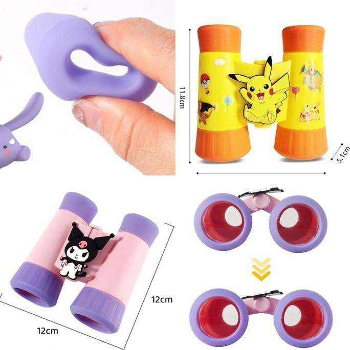 sanrio binocular teropong pikachu monokuler outdoor toys magnifier