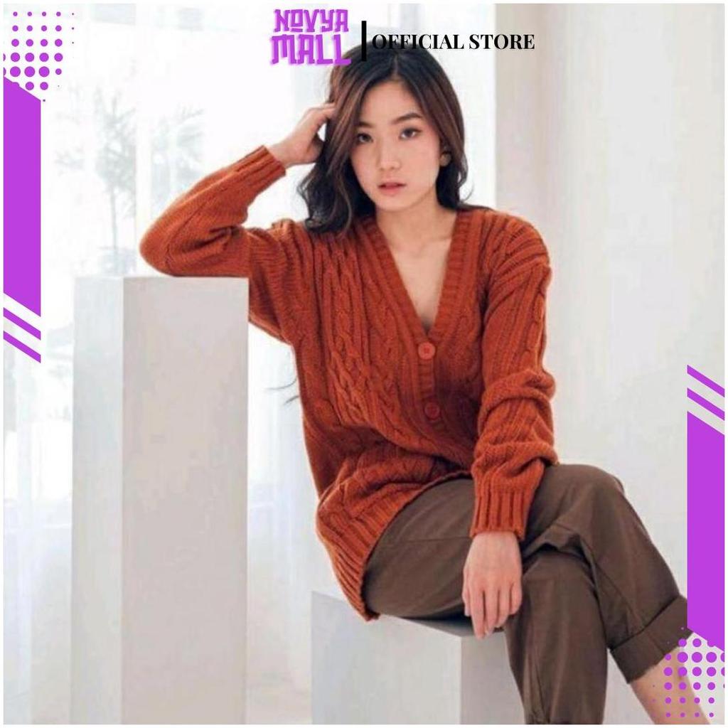 Cable Saku SHORT Cardigan Rajut WanitaType 3 Get/Rajut TEBAL Premium/Flash Sale ASA Gratis Ongkir
