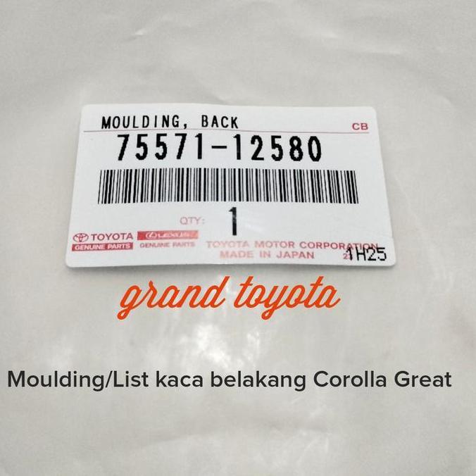 List Kaca Belakang Great Corolla Karet Kaca Belakang Corolla Great Ori