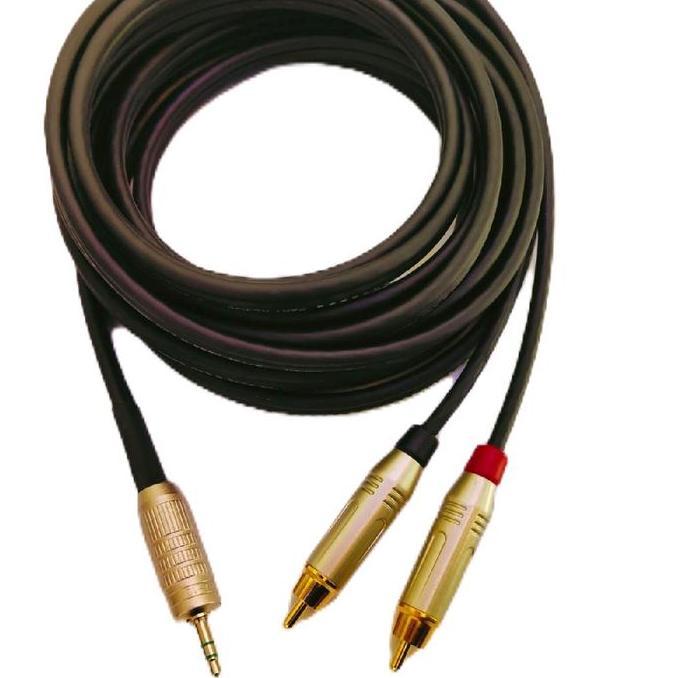 Promo Kabel Laptop To Mixer / Kabel Hp Ke Mixer - Kabel Jack 3.5Mm To 2 Rca Kabel Mogami