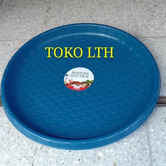Lansungkirim- Tampah Plastik Besar / Nyiru Plastik / Nampan Bulat