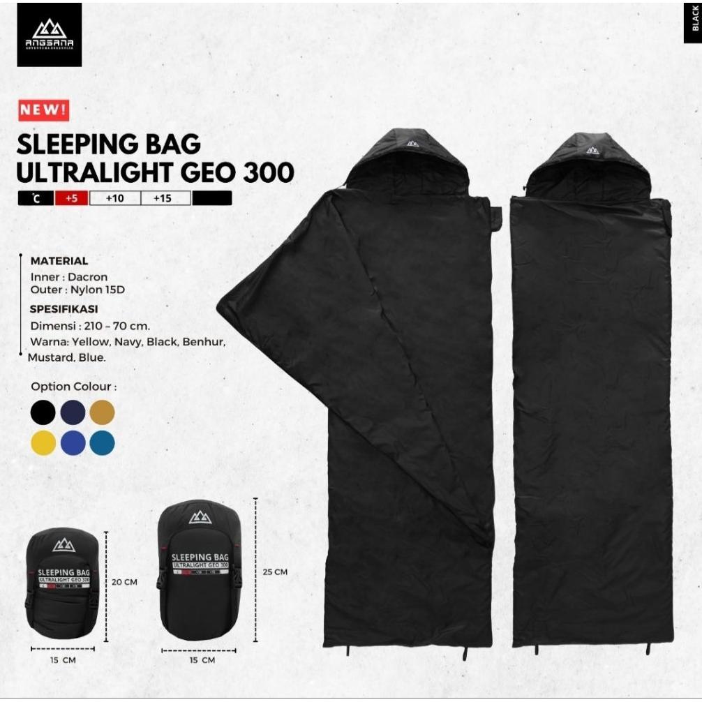 Sleeping Bag Ultralight Angsana seri GEO 300