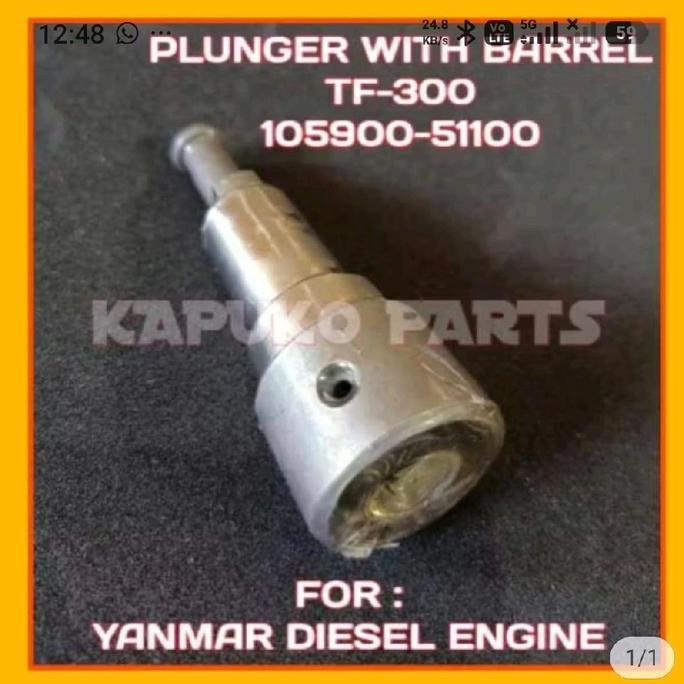 Tf300 Plunger Untuk Diesel Engine Mesin Diesel Yanmar 30Pk High Quality