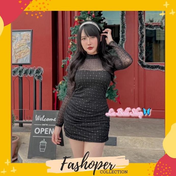 Keepgoing- Far Dress Mini Nita Bangkok Look Party & Dinner Glamour Saba Dress Bodycon Sexy Elegant N