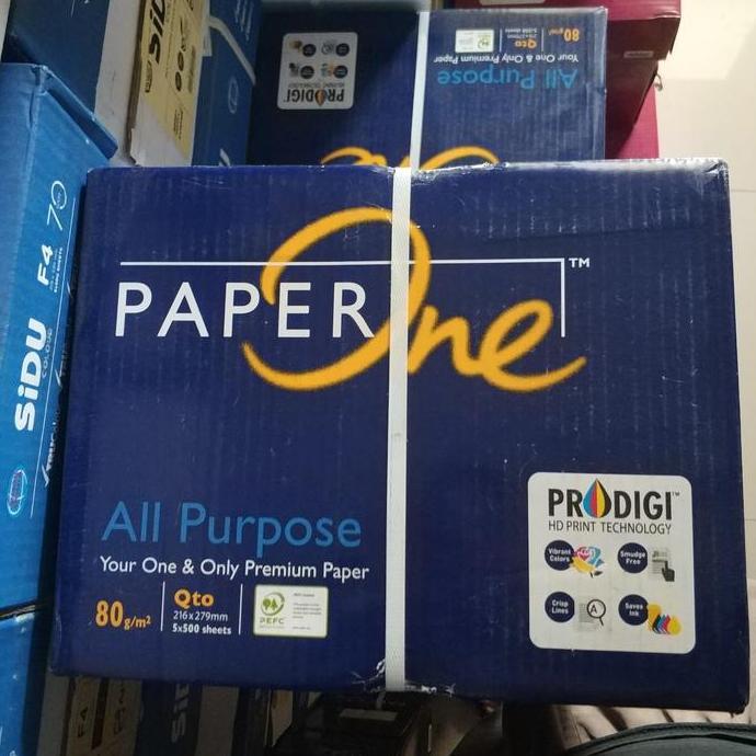 Papier- Kertas Quarto 80 Gram Paper One
