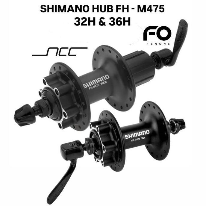 SHIMANO HUB FREEHUB FH-M475 32H 36H DISCBRAKE 6 BOLT BEST QUALITY