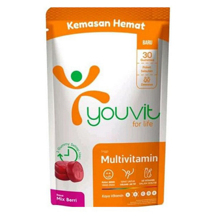 YOUVIT MULTIVITAMIN DEWASA 30`