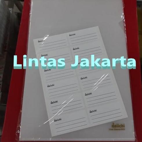Map Bening / Clear Holder / Map L / Map Transparant / Clear Sleeves Merk Daichi ( 12 lembar )