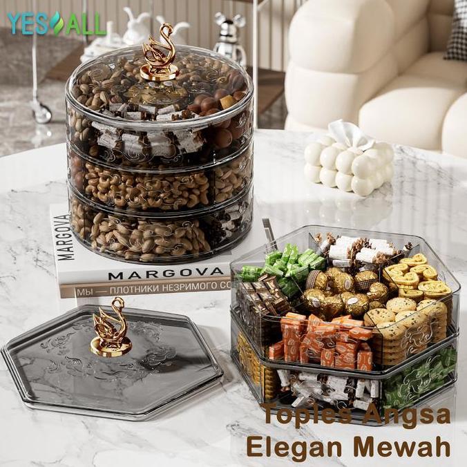 NEW YESALL TOPLES LEBARAN BULAT - TOPLES AESTHETIC / CANDY BOX / KOTAK PERMEN / TOPLES KUE KERING / 