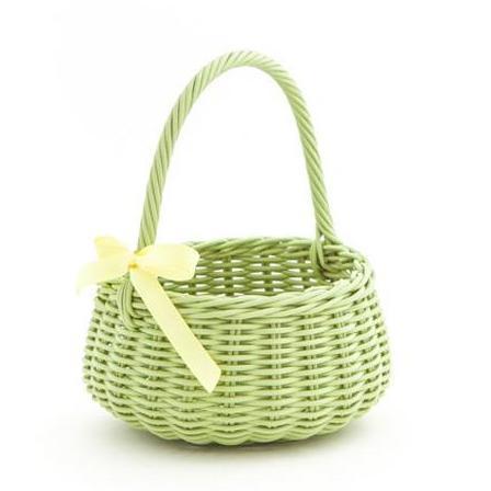 NEW KELLY BASKET/KERANJANG ROTAN BULAT DENGAN PEGANGAN ORI