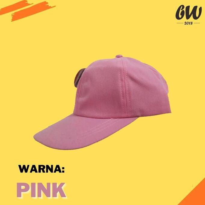 Punyakamu- Topi Baseball Polos Pria Nita Unisex Cowok Kuning