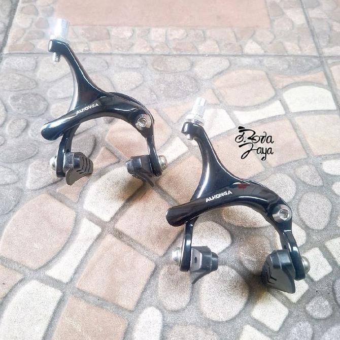 REM - BRAKE  SEPEDA UBRAKE BALAP-FIXIE ALLOY HITAM RESTOCK
