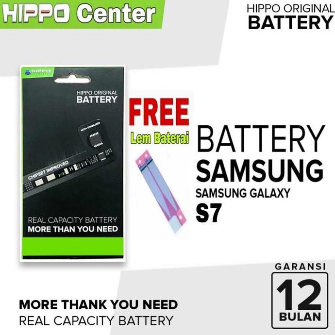 HARGA DISC - Baterai Hippo Compatible Samsung Galaxy S7 Hippo Samsung S7
