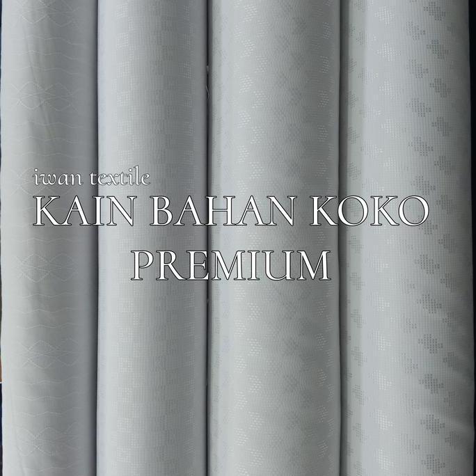 Nahen- Katun Putih Garment / Bahan Katun / Kain Baju Koko / Kain Kemeja Putih
