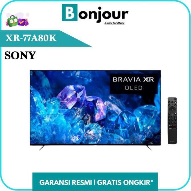 TV OLED SONY XR-77A80K 77 INCH 4K OLED SONY 77 INCH ANDROID SONY 77A80