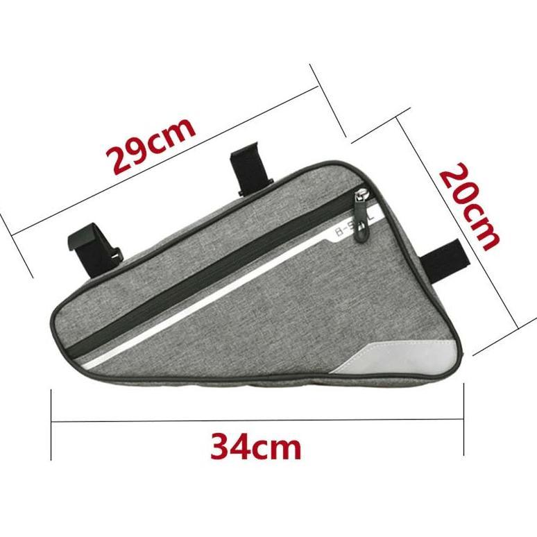TERMURAH Tas Frame Segitiga Sepeda/ Triangle Frame Bag Pouch waterproof Ukuran Besar