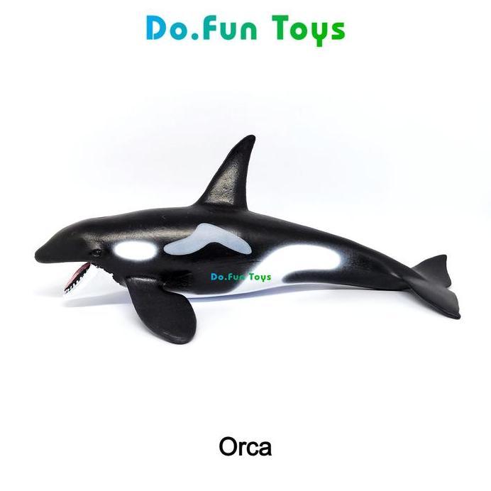 ORCA Animal Figure / Mainan Miniatur Ikan Paus Pembunuh Terlaris