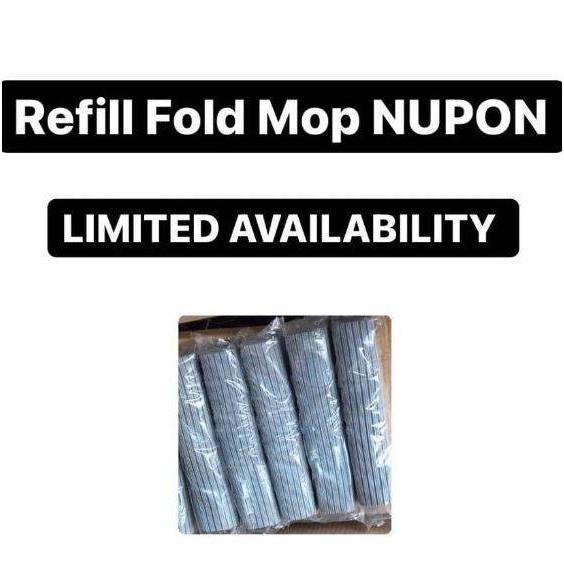 NUPON Sponge Refill Fold Mop - Refill Pel Tarik untuk Pel Tarik NP-20