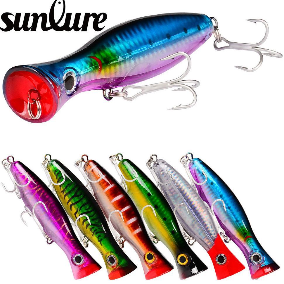 SUNLURE Umpan Pancing Popper GT 12.5cm 42.5g Lure Popper GT Killer