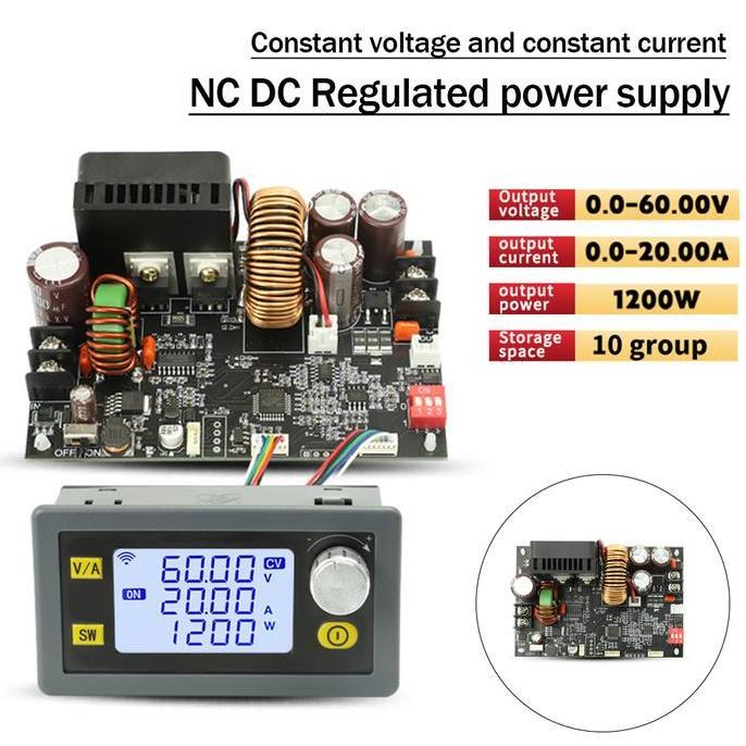 Stepdown StablePower Supply DC Buck Converter 60V 20A 1200W XY6020L
