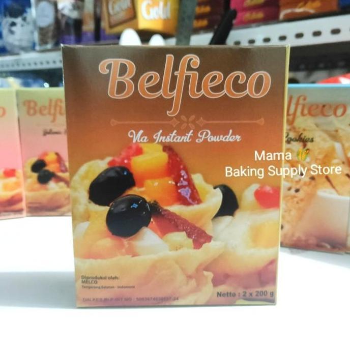 BELFIECO BUBUK VLA CUSTARD INSTAN INSTANT POWDER BELFIECO 200 GR NOBOX KODE 703