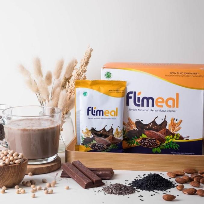 Flimeal By Flimty Susu Sereal Pengganti Makanan Diet Pelangsing - Kmcr