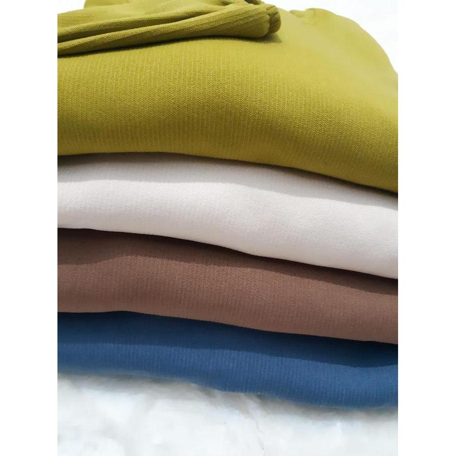 MURAH LEBAY Long Tunik Dunna Knit Import Muslim Wanita MURAH LEBAY