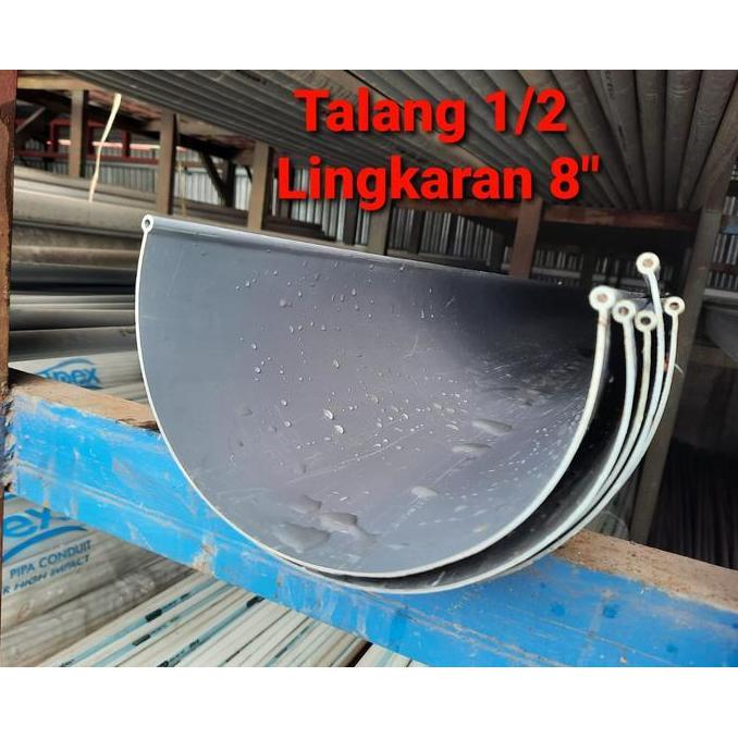 Liderado- Talang Air Bulat Pvc / Talang 1/2 Lingkaran
