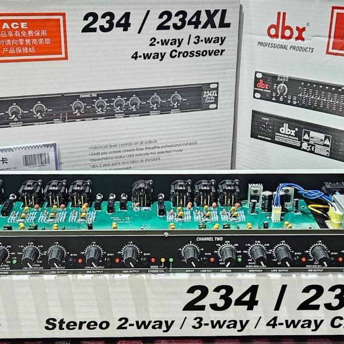 Ajuste- Crossover Dbx 234Xl Komponen Full Macro