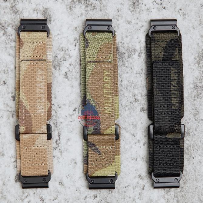 HEMSUT STRAP Garmin Quickfit 26mm MILITARY