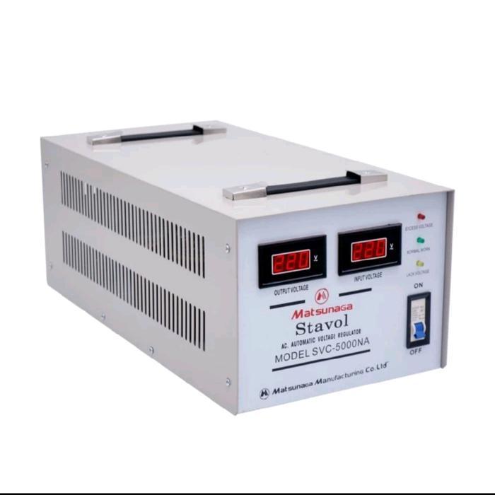 STAVOLT SVC 5000W MATSUNAGA / STABILIZER SVC 5000VA MTS / 5000 WATT ORIGINAL DAN TERPERCAYA
