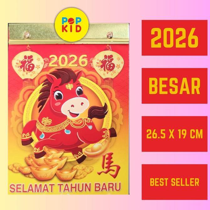 yustika767 - promo kalender harian 2026 besar - kalender sobek cina arab jawa