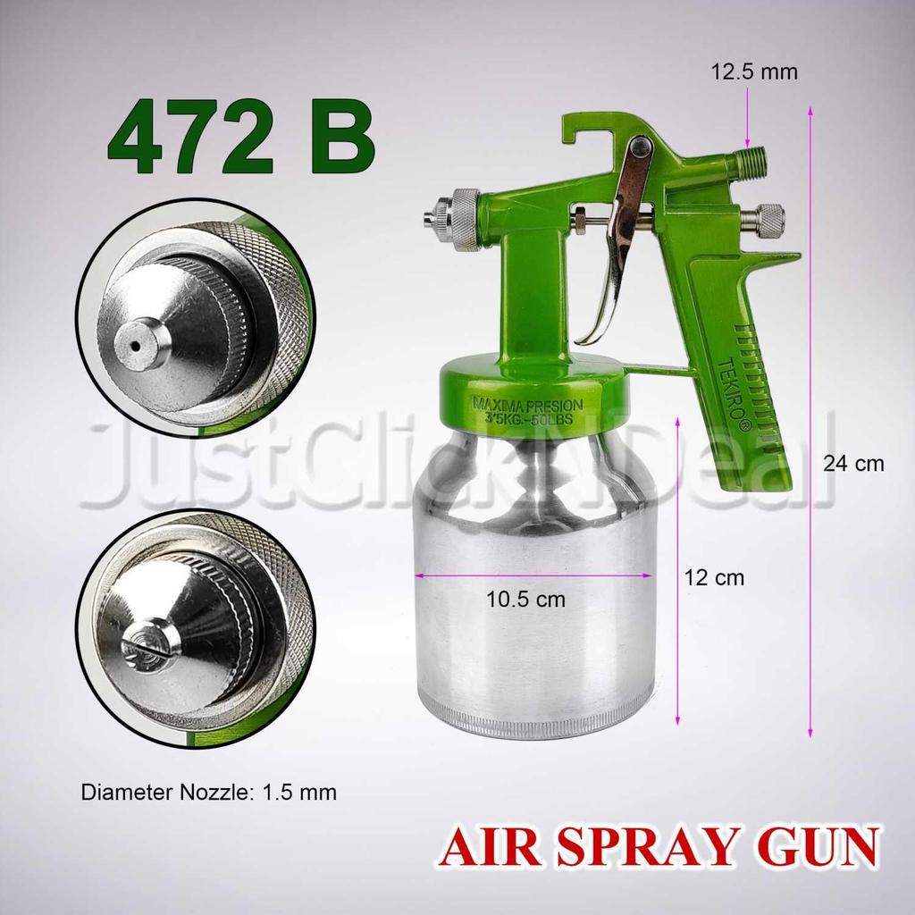 Tekiro Spray Gun Semprotan Cat Angin Tabung Bawah