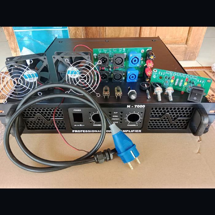 BOK POWER AMPLIFIER N7000 LENGKAP AKSESORIS BOX N7000 UKURAN 2U KOMPLIT AKSESORIS BOK POWER N7000 UK