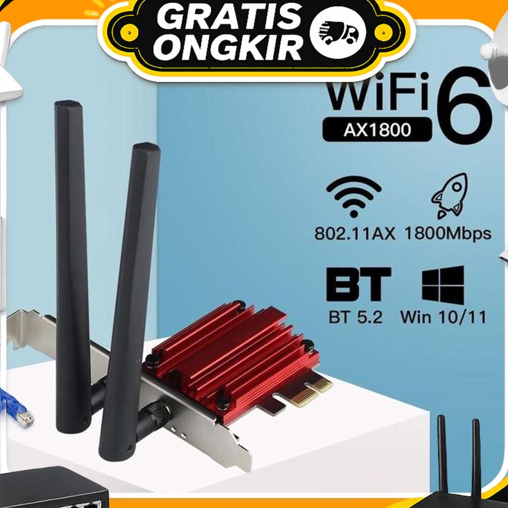 Pcie Wifi Axe5400R Wifi 6 Mediatek Tri Band Wireless Bluetooth